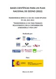 Portada de: Bases científicas para un Plan Nacional de Ozono (2022)