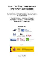 Bases científicas para un Plan Nacional de Ozono (2022)