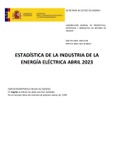 Portada de: Estadística de la Industria de Energía Eléctrica  Junio 2024