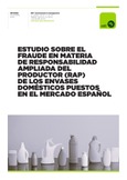 Estudio sobre el fraude en materia de Responsabilidad Ampliada del  Productor (RAP) de los envases domésticos puestos en el mercado español