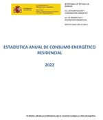 Estadística Anual de Consumo Energético Residencial