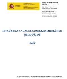 Estadística Anual de Consumo Energético Residencial