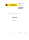 Portada de: Estadística Anual de Biomasa 2022