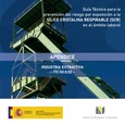 Portada de: Guía Técnica para la prevención del riesgo por exposición a sílice cristalina respirable