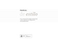 Portada de: Manual de estilo: Usos correctos de la imagen institucional y de los elemntos de maquetación para las publicaciones