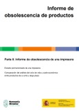 Portada de: Estudio de Obsolescencia de impresoras