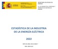 Portada de: Estadística de la Industria de Energía Eléctrica enero 2022