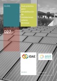 Portada de: Guía práctica para rehabilitación de instalaciones solares térmicas