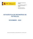 Portada de: Estadística de Refinerías del Petróleo Febrero 2022