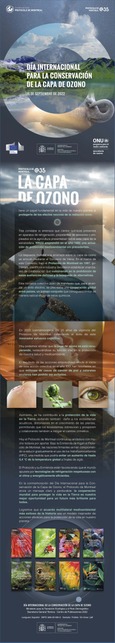 Día Internacional para la Conservación de la Capa de Ozono