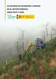 Portada de: XII estudio de inversión y empleo en el sector forestal