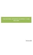 Portada de: Plan nacional integrado de energía y clima 2021-2030 (PNIEC)