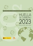 Portada de: Huella de Carbono del Ministerio para la Transición Ecológica y el Reto Demográfico 2023