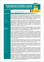 Fragmentación de Hábitats Causados por Infraestructuras de Transporte