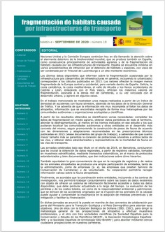 Fragmentación de Hábitats Causados por Infraestructuras de Transporte