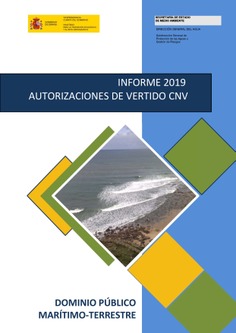 Informe sobre Autorizaciones de Vertido al Dominio Público Marítimo-Terrestre