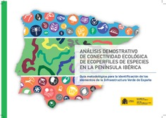 Análisis demostrativo de conectividad ecológica de ecoperfiles de especies en la  península Ibérica