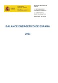Portada de: Balance Energético de España