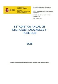 Estadística de Energías Renovables y Residuos