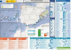 Mapa de espacios marinos protegidos competencia de la AGE