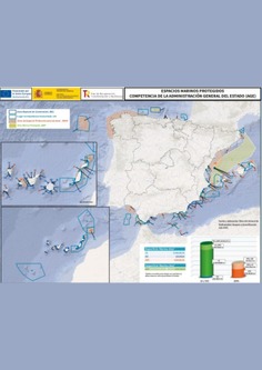 Mapa de Espacios Marinos Protegidos competencia de la Administración General del Estado