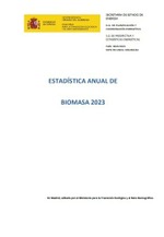 Estadística Anual de Biomasa 2023