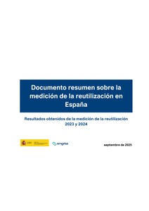 Documento resumen sobre la medición de la reutilización en España