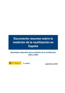 Documento resumen sobre la medición de la reutilización en España