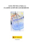 Guía técnica para la clasificación de los residuos