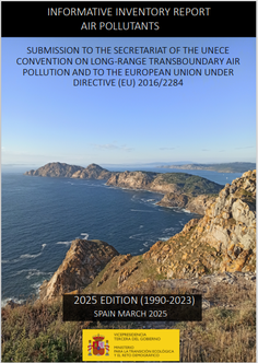 Informative inventory report of pollutants emissions into the atmosphere (Marzo 2025)