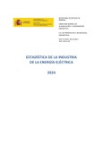Portada de: Estadística anual de la Industria de la Enegría Eléctrica 2024