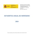 Portada de: Estadística anual de Hidrógeno 2024