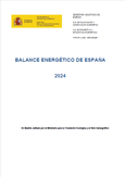 Balance Energético de España 2024 Portada de: Balance Energético de España 2024