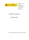 Portada de: Estadística anual de Biomasa 2023