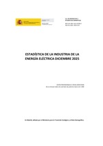 Estadística mensual de la Industria de la Energía Eléctrica 2025