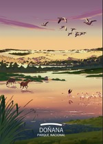 Ilustraciones de la Red de Parques Nacionales. Doñana