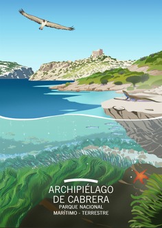 Ilustraciones de la Red de Parques Nacionales. Archipiélago de Cabrera