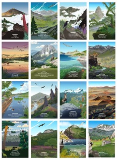 Colección de Ilustraciones de la Red de Parques Nacionales