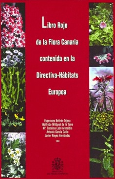 Libro Rojo de la flora canaria contenida en la Directiva­Hábitats europea