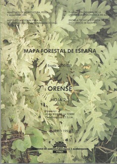 Mapa Forestal de España. Orense. Hoja 2-3