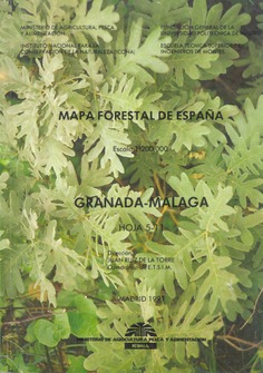 Mapa forestal de España. Granada-Málaga. Hoja 5­11