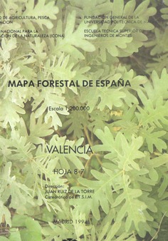 Mapa forestal de España. Valencia. Hoja 8­7