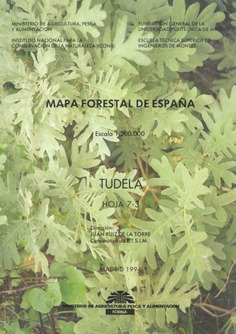 Mapa forestal de España. Tudela. Hoja 7­3