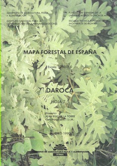 Mapa Forestal de España. Daroca. Hoja 7-5