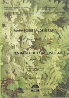 Mapa forestal de España. Santiago de Compostela. Hoja 1­2