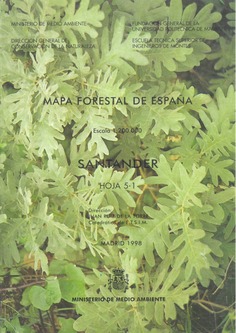 Mapa forestal de España. Santander. Hoja 5­1