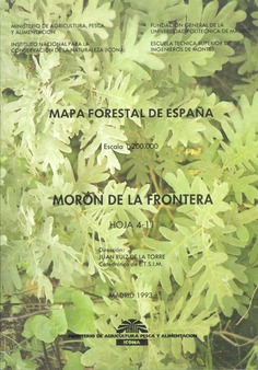 Mapa forestal de España. Morón de la Frontera. Hoja 4­11