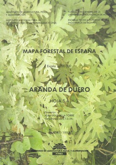 Mapa forestal de España. Aranda de Duero. Hoja 5­4