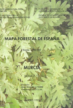 Mapa forestal de España. Murcia. Hoja 7­10