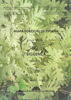 Mapa forestal de España. Sigüenza. Hoja 6­5